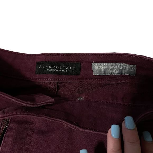 Aeropostale High Waisted MIDI Shorts size 6‎ - Picture 4 of 5